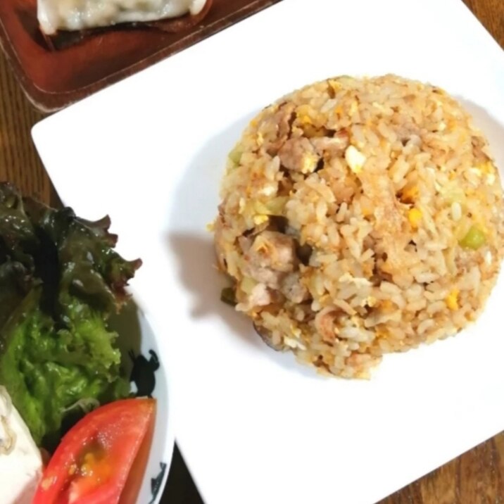 焦がしネギ香るチャーハン